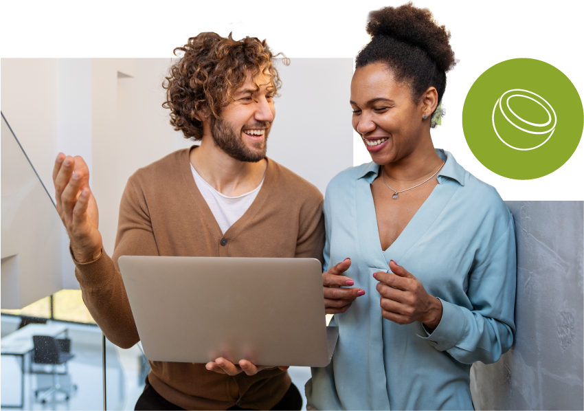 Teamarbeit bei der Nutzung einer Softwarelösung