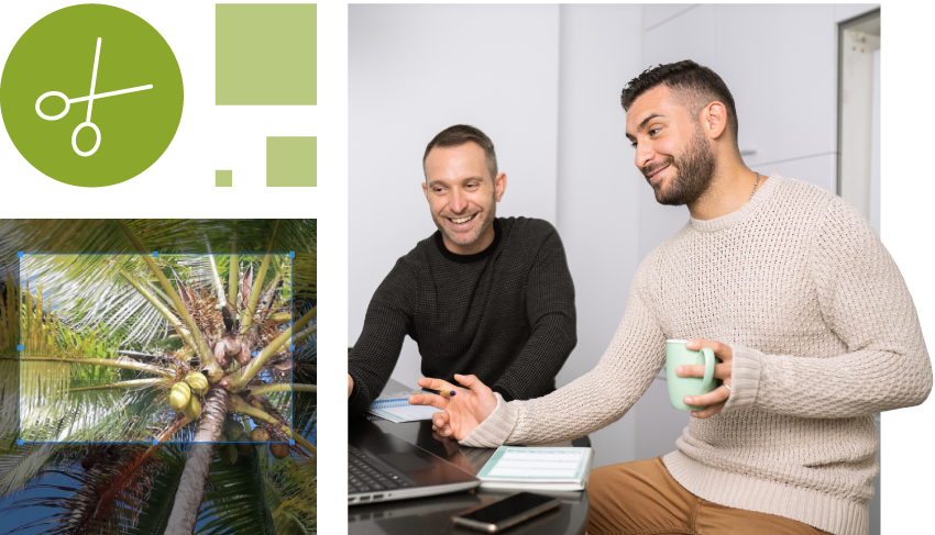 Zusammenarbeit bei der Bearbeitung digitaler Medien