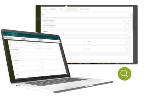 Verwaltung von Metadaten und Attributen in der coconutbox Software