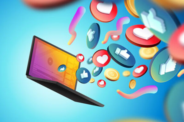 Illustration zur Verwaltung digitaler Inhalte