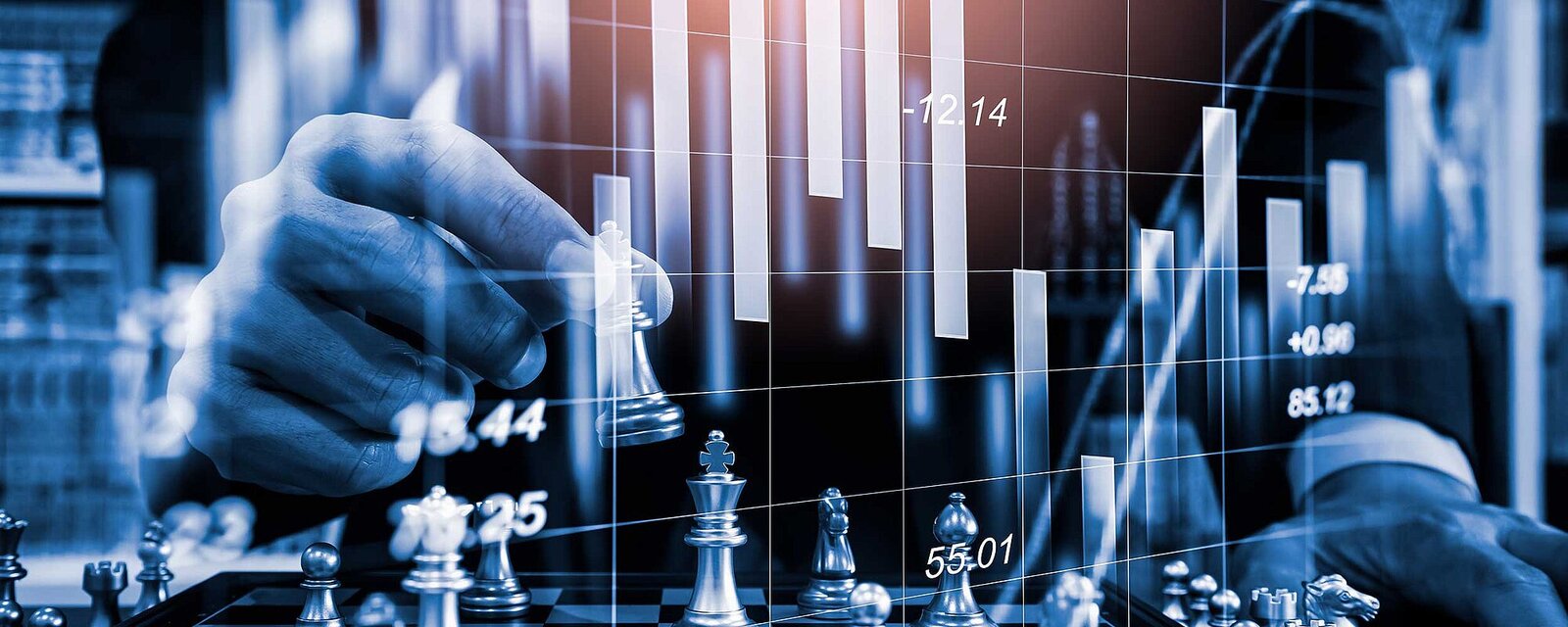 Strategische Entscheidungsfindung als Symbol für den Einsatz von Digital Asset Management in Krisenzeiten