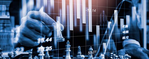 Strategische Entscheidungsfindung als Symbol für den Einsatz von Digital Asset Management in Krisenzeiten